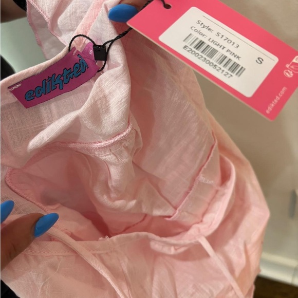 Edikted Blush Pink Top - Picture 1 of 2